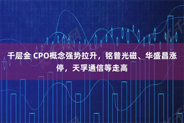 千层金 CPO概念强势拉升，铭普光磁、华盛昌涨停，天孚通信等走高