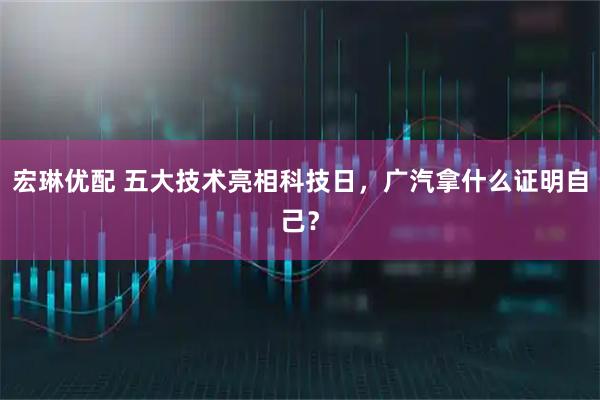 宏琳优配 五大技术亮相科技日，广汽拿什么证明自己？